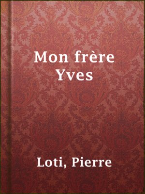 Mon frère Yves - ebook